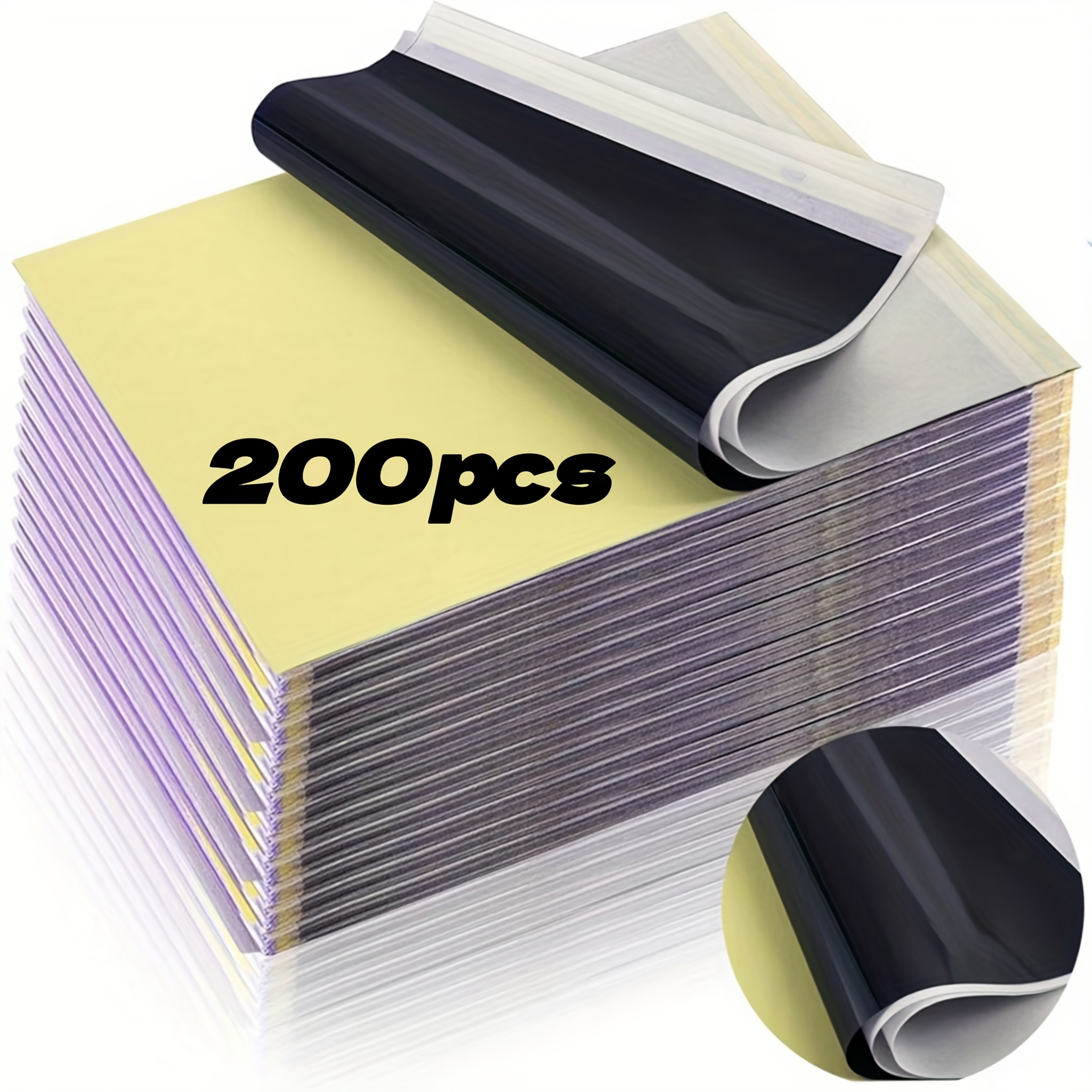   30 50 100 200 sheets of   tattoo transfer paper no batteries required personal care heat sensitive templates compatible with   tattoo supplies suitable for tattoos all  