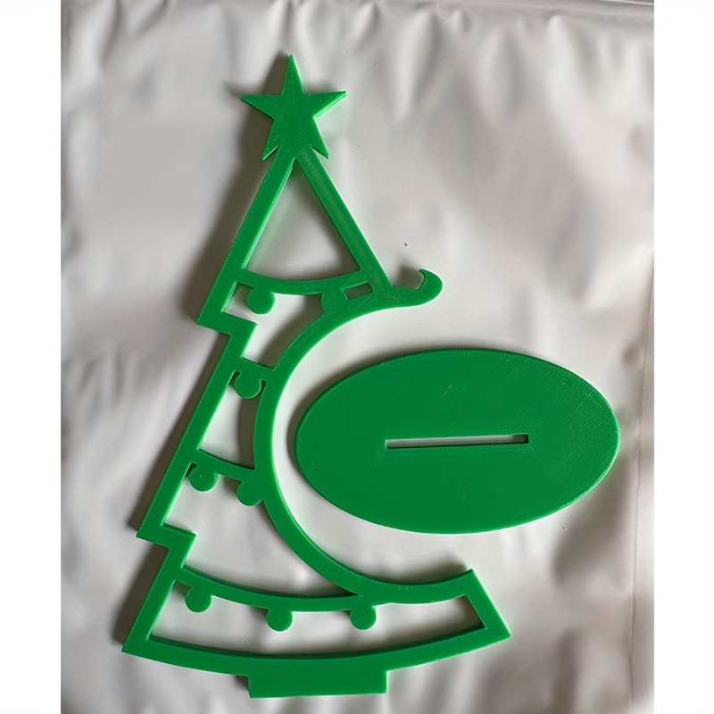 TEMU 3d Printed Desktop Christmas Tree Decoration, Suitable For Hanging Small Gifts And Colorful Balls, Adds A Festive Atmosphere To The Desktop,