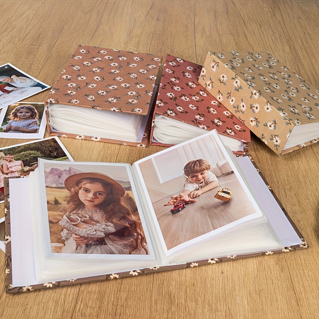 album fotografico   a   per 100 foto 4x6,   in tessuto di lino, libro dei   a inserimento, ricordo   per ragazze,   in famiglia e bambini, regalo   per ragazze Dettagli dell'articolo 3