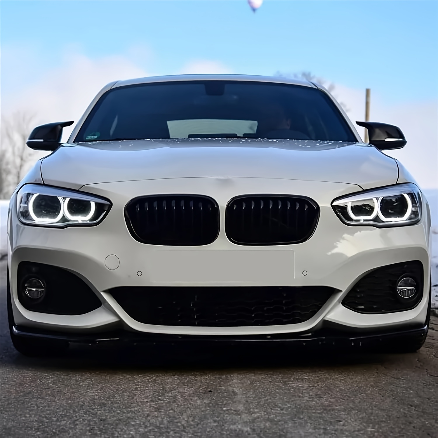 Für Bmw 1series F20 F21 M-pack 118i 120i M135i M140i 2015-2019 Frontschürze Lippe Kinn diffusor Körper Kit Spoiler flektor Tuning  34