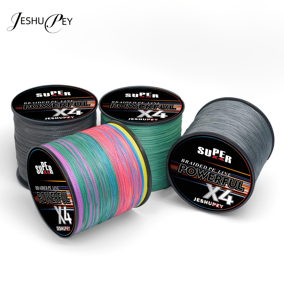 300m 4 strand pe braided fishing line super strong smooth casting   suitable for saltwater and freshwater fishing