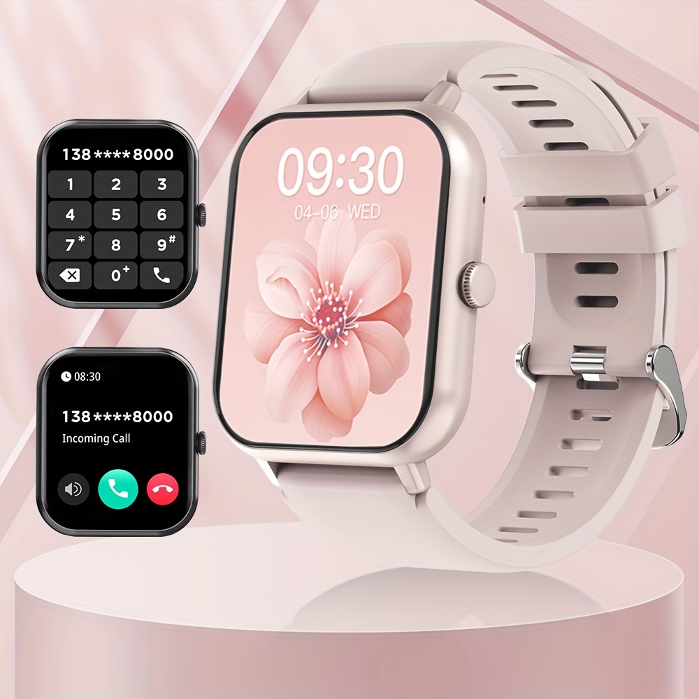 Image of Smartwatch For Men And Women Gift, 1.83 Inch Full Touch Screen Smartwatch With Text And Call Capabilities, , Fitness Tracking Watch, Exercise Mode, Pedometer, Distance, , 100+ Exercise Mode, Ip68