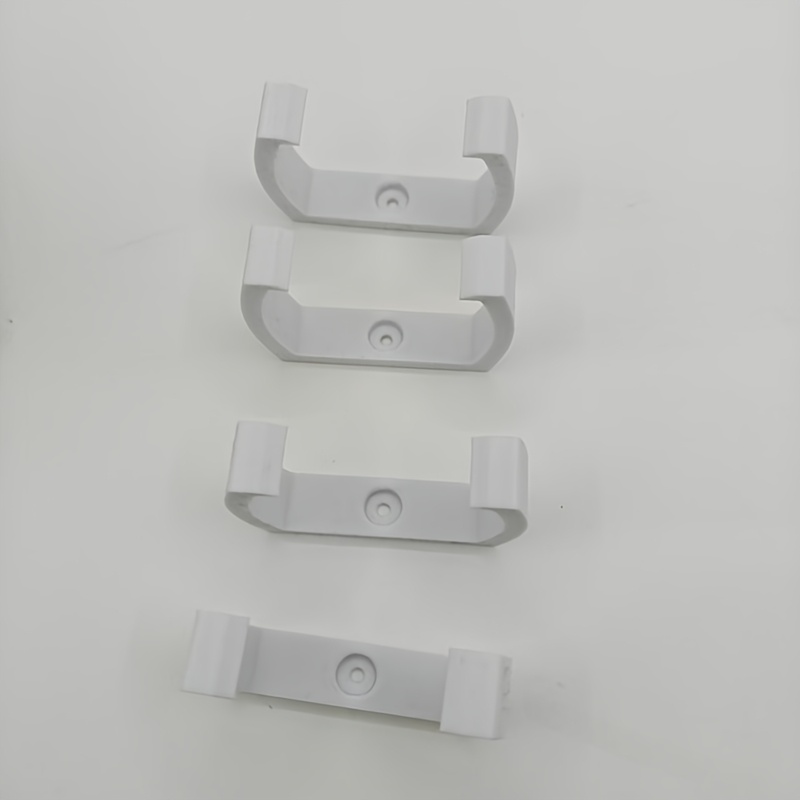4pcs Power Socket Bracket, Wall-mounted Drilling Protector Bracket, 3d Printed Sturdy Socket Organizer, Suitable For Cable Management Systems In Home Offices, Space- Storage And Fixing Device
