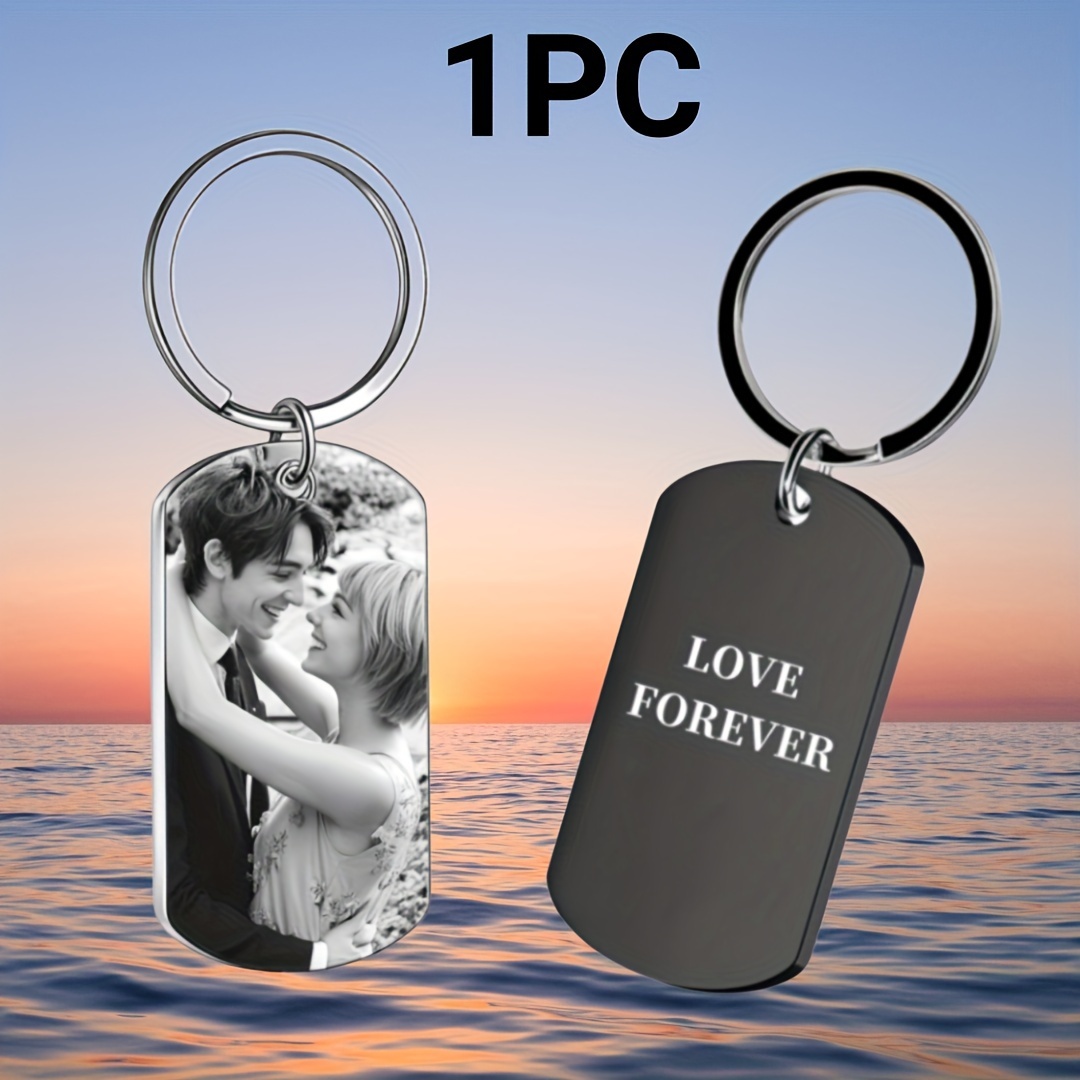 Custom fashion keychain engraving