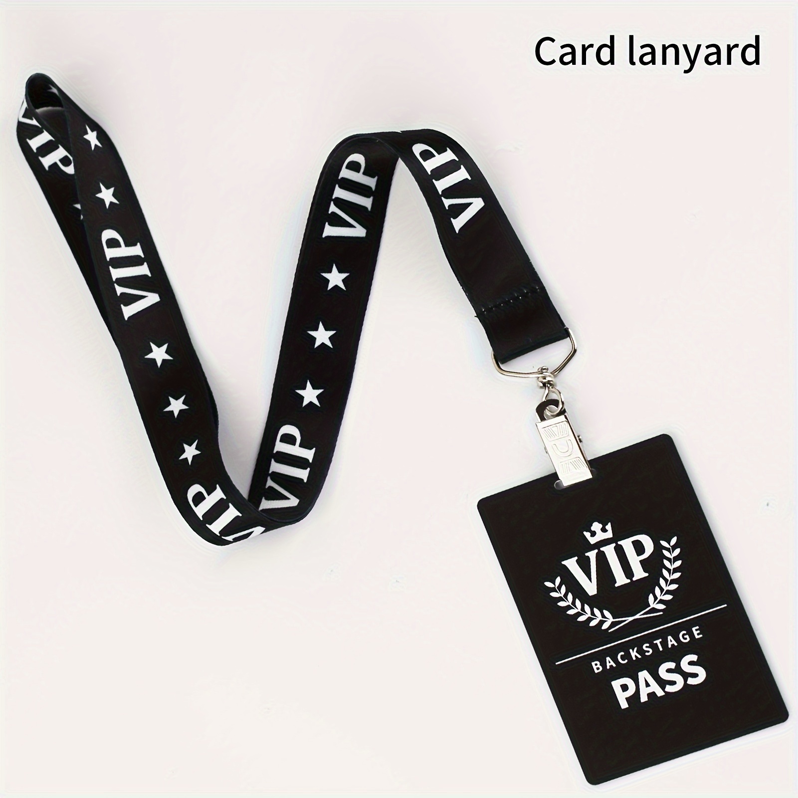 

Vip Lanyard With Pvc Holder - Exclusive For Event Staff, Students, And Office Professionals