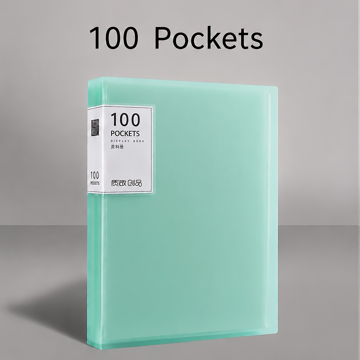 TEMU . Ordner /40/60/80/100 Innenseiten, A4 Transparenter Einsetzordner, A4 Transparentes Einsetz Schüler Testpapier Sortierungs Informationsheft