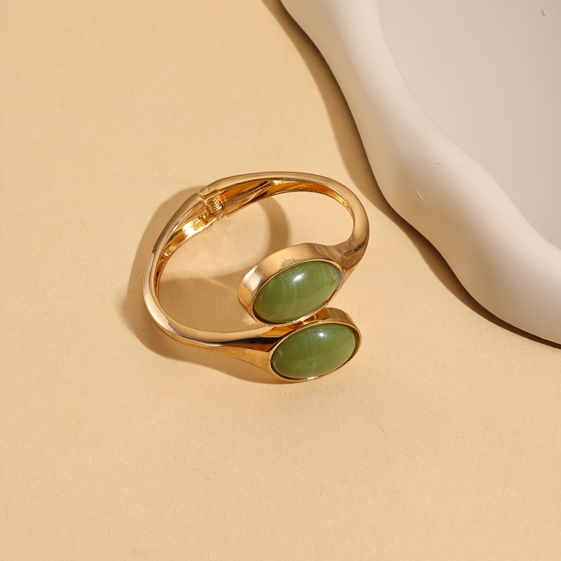 Light Luxury Open Bangle, Minimalist Design Bracelet