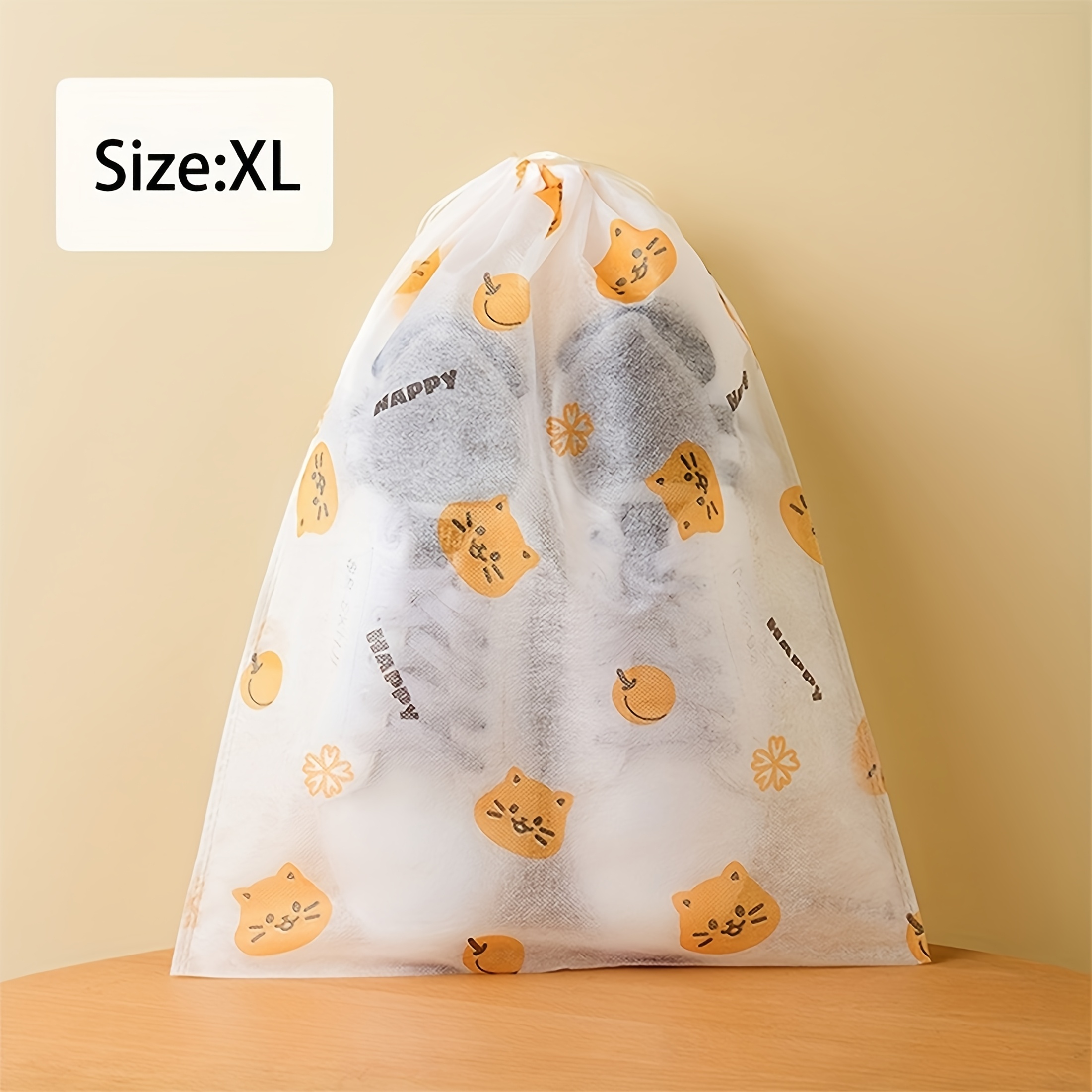 TEMU 10pcs Set Hanging Shoe Storage Bags - Stylish, Dustproof & Moisture-resistant Organizer For Small To Large Shoes, Home & Kitchen, Hanging Shoe