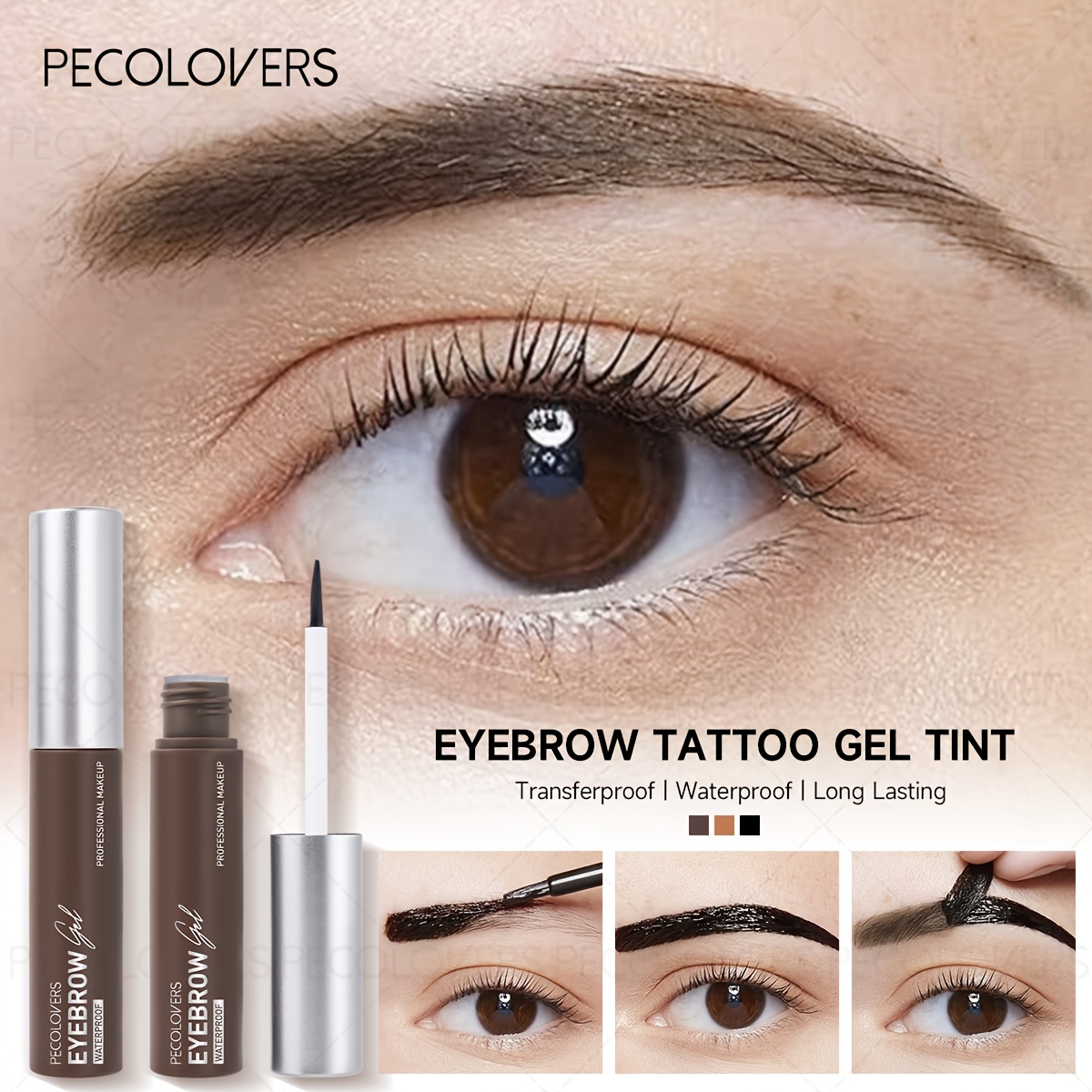 Eyebrow Tint Gel for Long-Lasting Waterproof Brow Colour