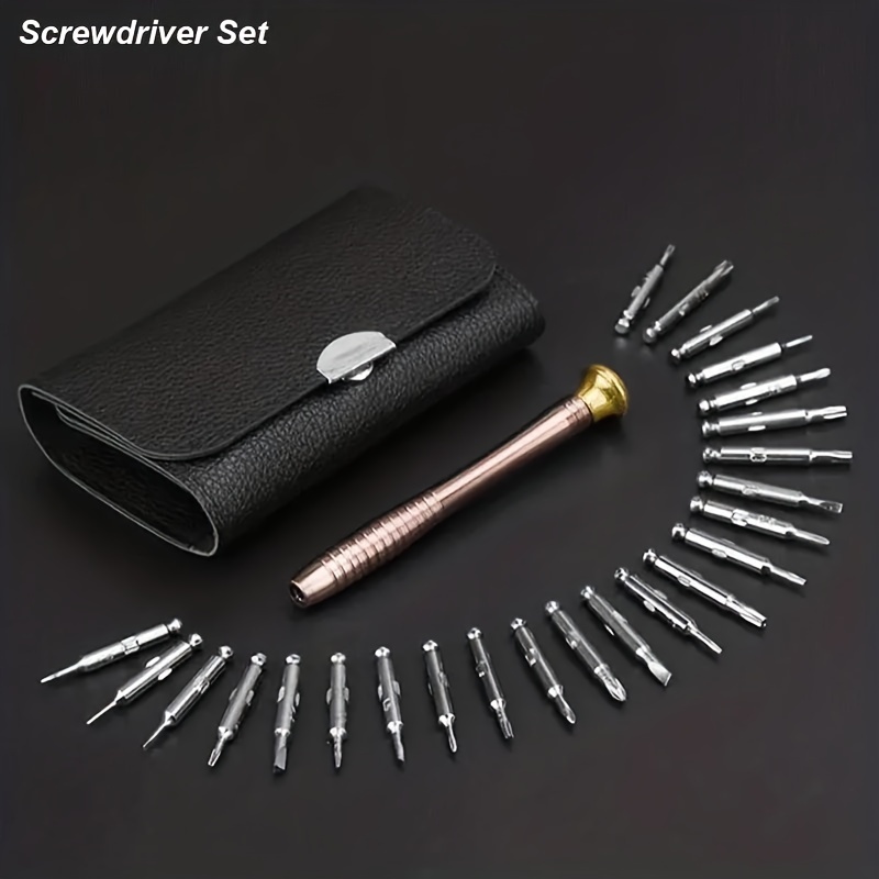25in 1 precision screwdriver set repair tool kit small screwdriver set star y type triangle screwdrivers for mobile iphones laptop glasses details 3