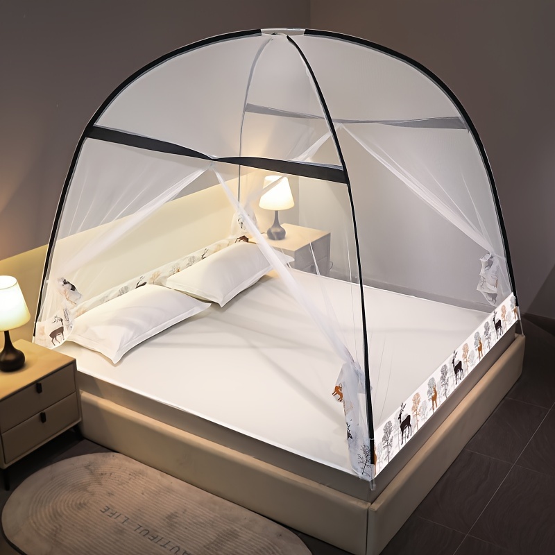     up mosquito   full coverage   quick setup cartoon design for summer bedroom   details 19