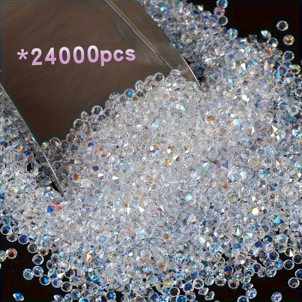 E-shop 12000/24000 Stück Bunte Simulierte Runde Kristalle - Lebendige Dekorative Synthetische Edelsteine für Tischdekoration, Vasenfüller, Hochzeiten,