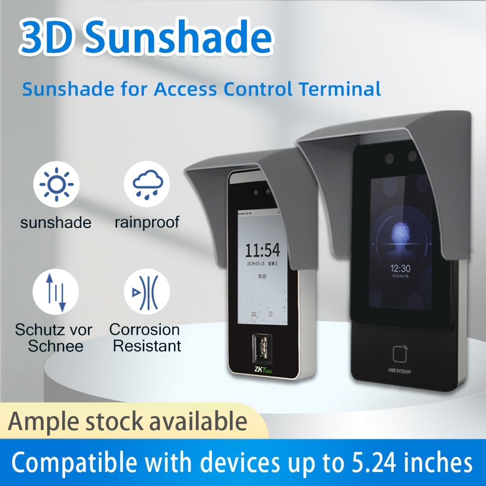 3D Printed Anti-Glare Doorbell Rain Cover, Universal Fit
