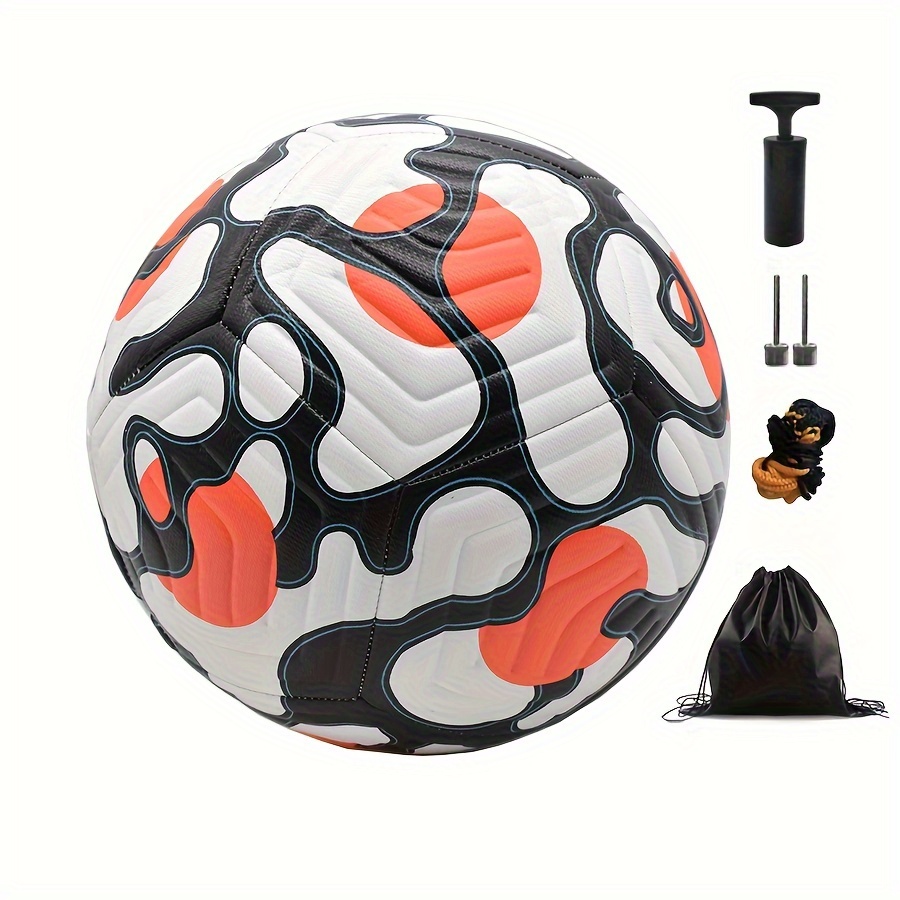 

New Soccer Football Training Ball Size 5 Pu Indoor Football Outdoor Football With Pump