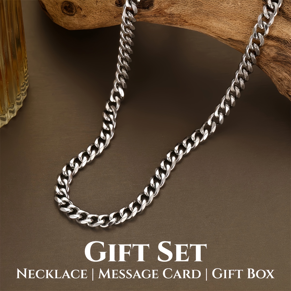 Artisan Men's Necklace Present for Birthdays and New Year