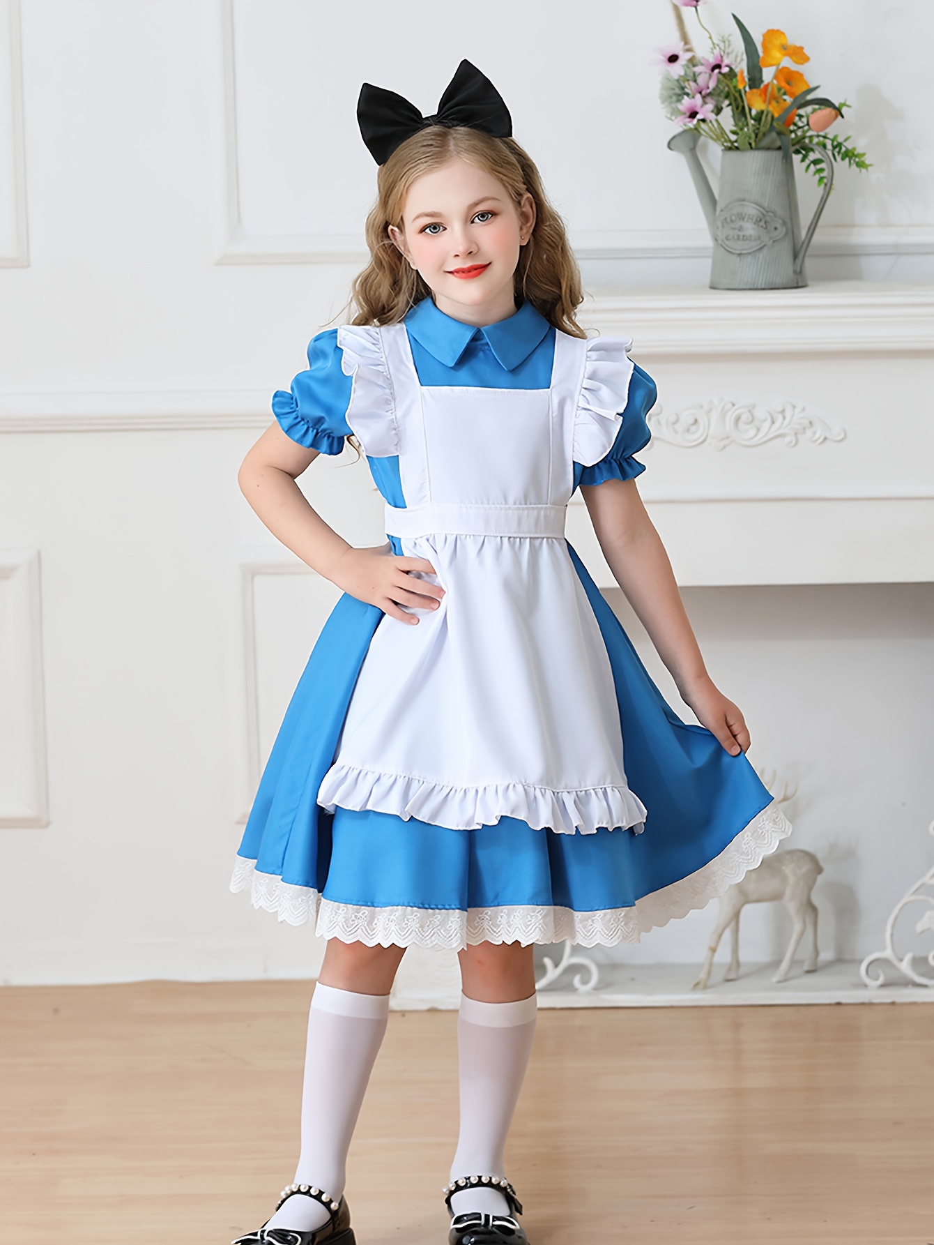 princess polly baby blue dress Little Ducky Apron Dress