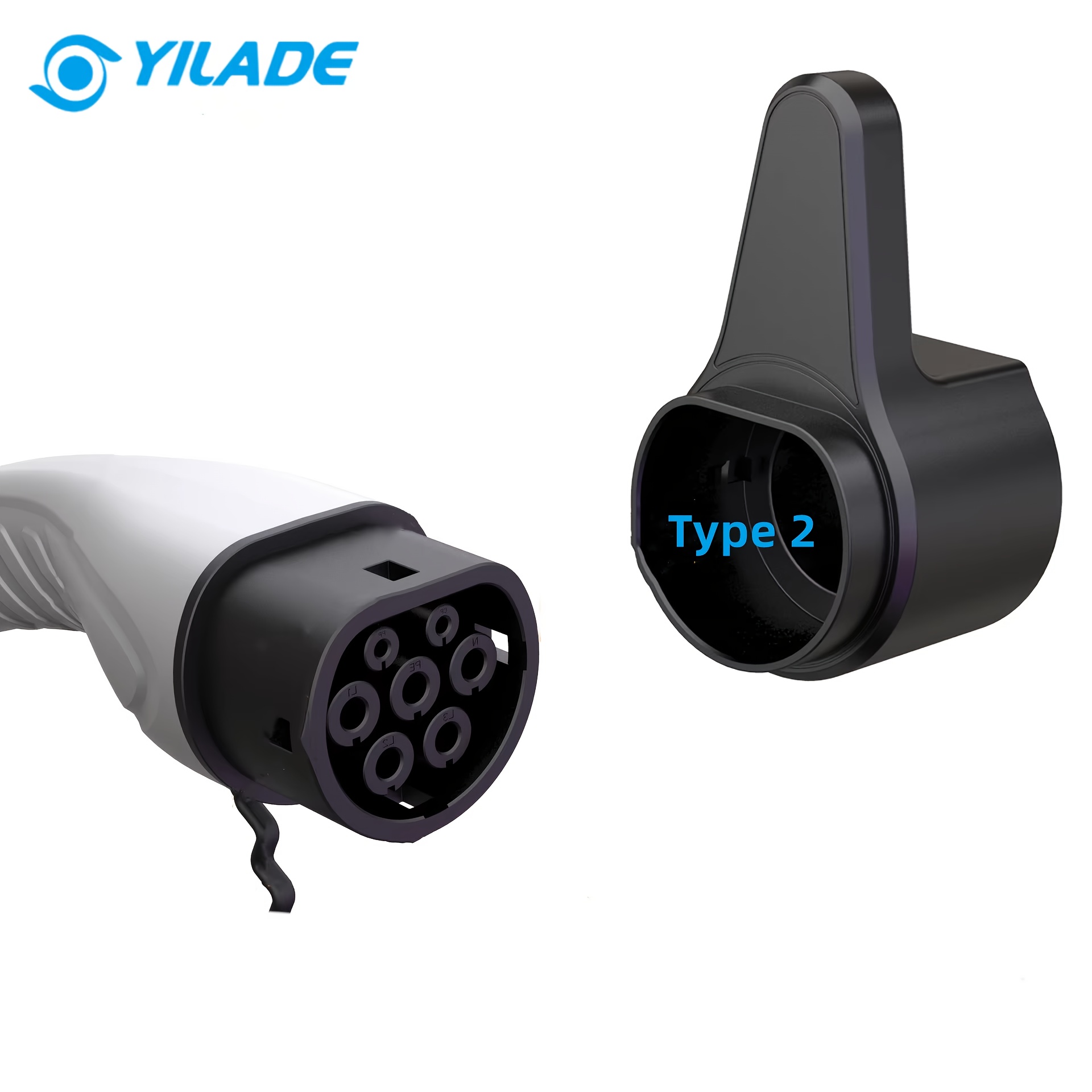 Image of European, American, And Chinese Standard For Charging Gun Wall Mount Bracket - For Electric Vehicle Charger Cable Management, Garage Accessory