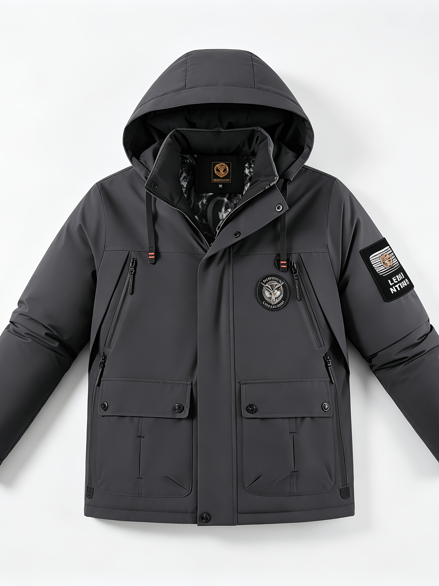 Men's Autumn/Winter Hooded Outdoor Jacket