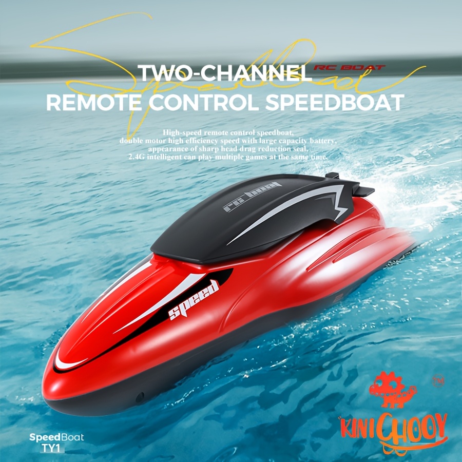 

Kinichooy-2.4g Wireless Remote Control Boat Mini Navigation Model Competitive Rowing High Toughness Anti-fall, Christmas, Halloween, Thanksgiving Gift