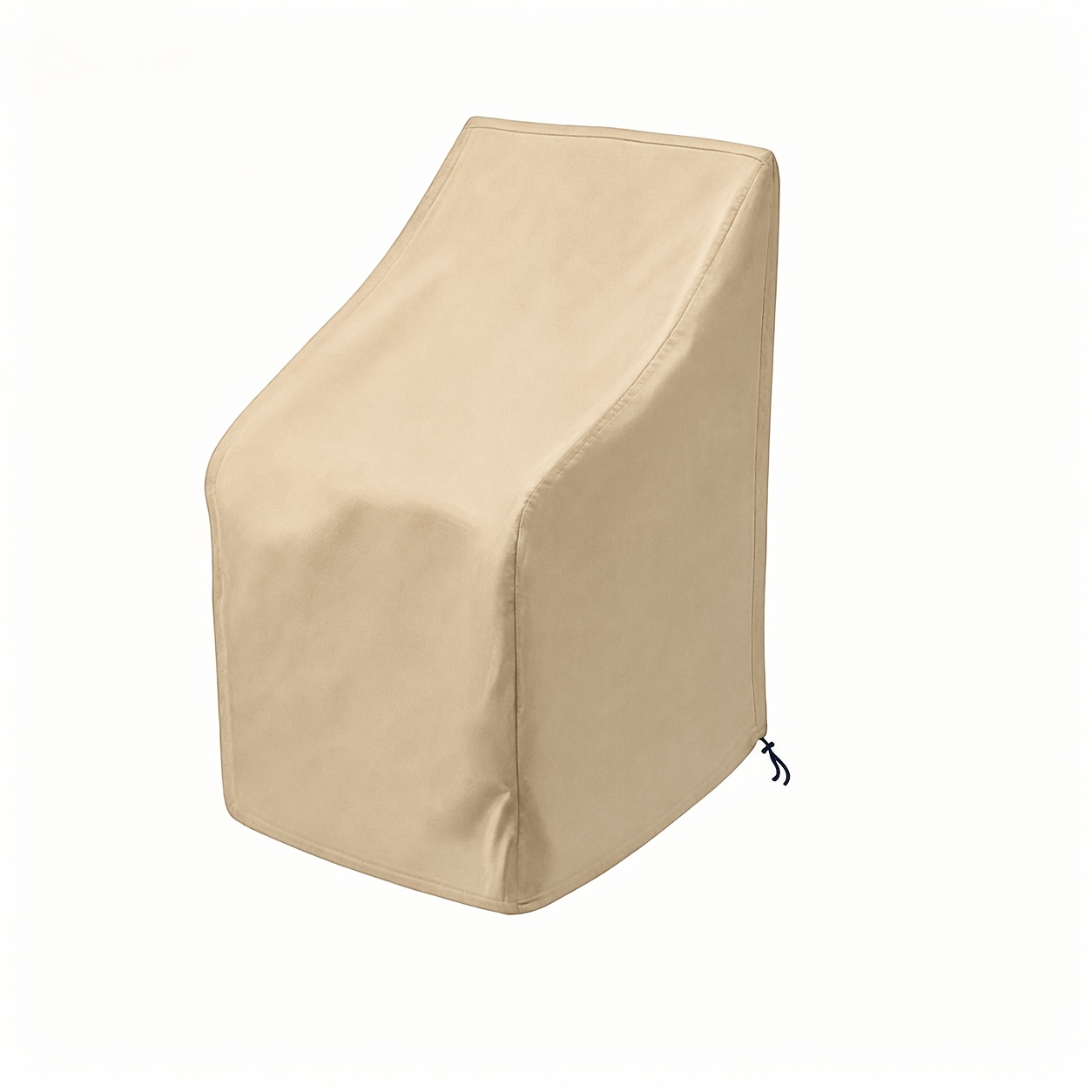 TEMU 1pc Heavy-duty Stacking Outdoor Chair Cover - 600d Oxford, Fit For Metal/plastic/ladder-back Chairs, Black Patio Furniture With Adjustable