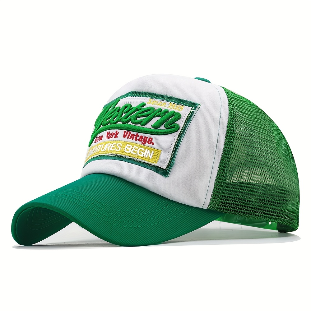 E-shop Klassische Vielseitige Mesh-Kappe für den Sommer - Unisex Outdoor Freizeit Sport Baseballkappe mit gebogenem Schirm, Bequem Stilvoll,