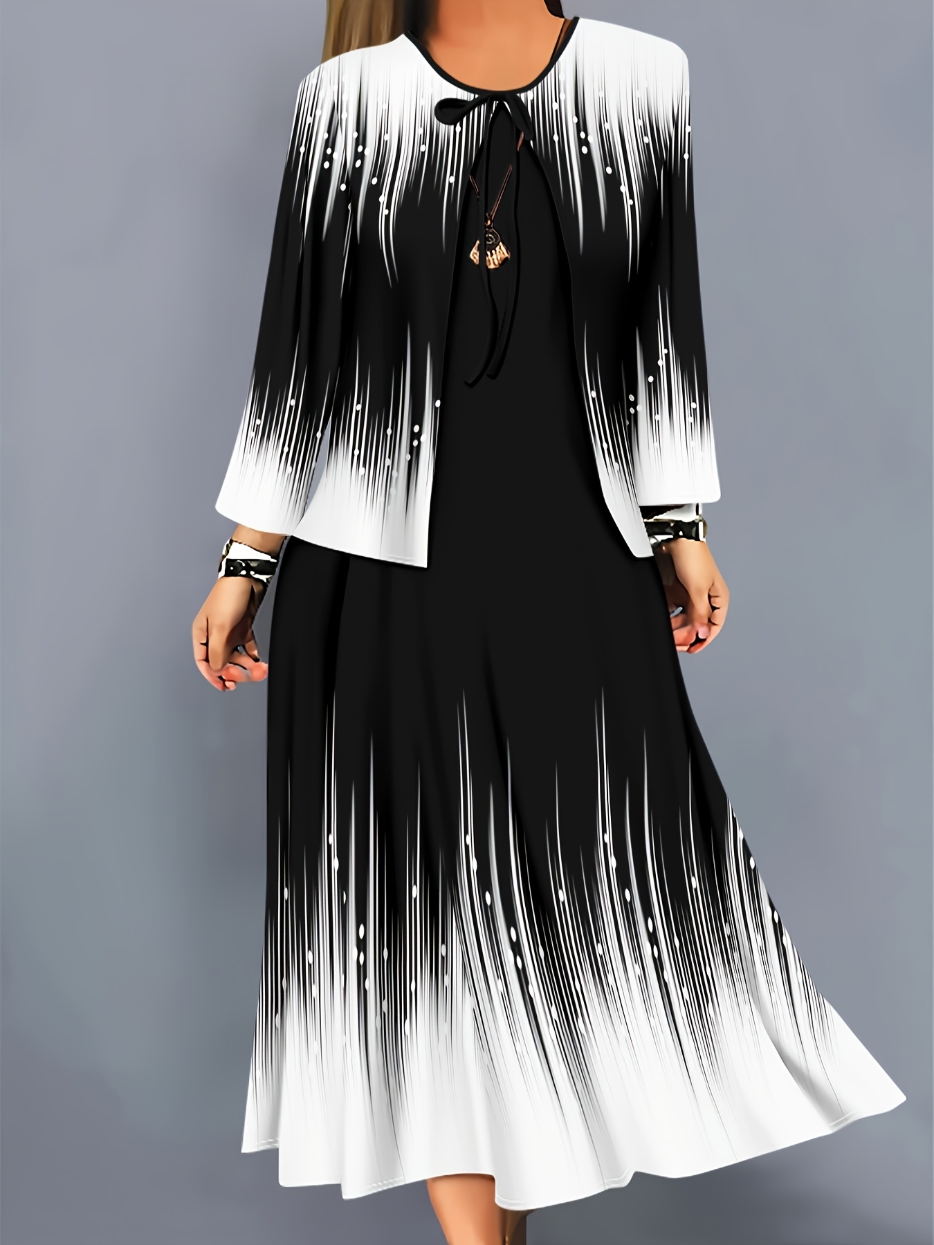 A Stylish Womens Outfit Autumn Winter Featuring A Black