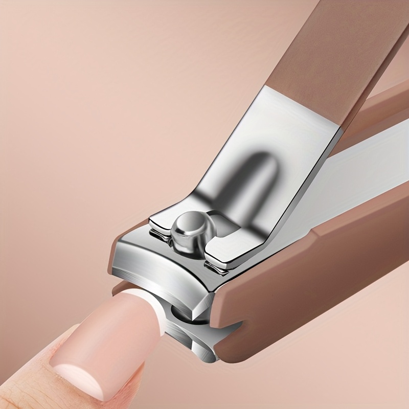 Anti-Splash Nail Clipper for Thick Toenails & Fingernails