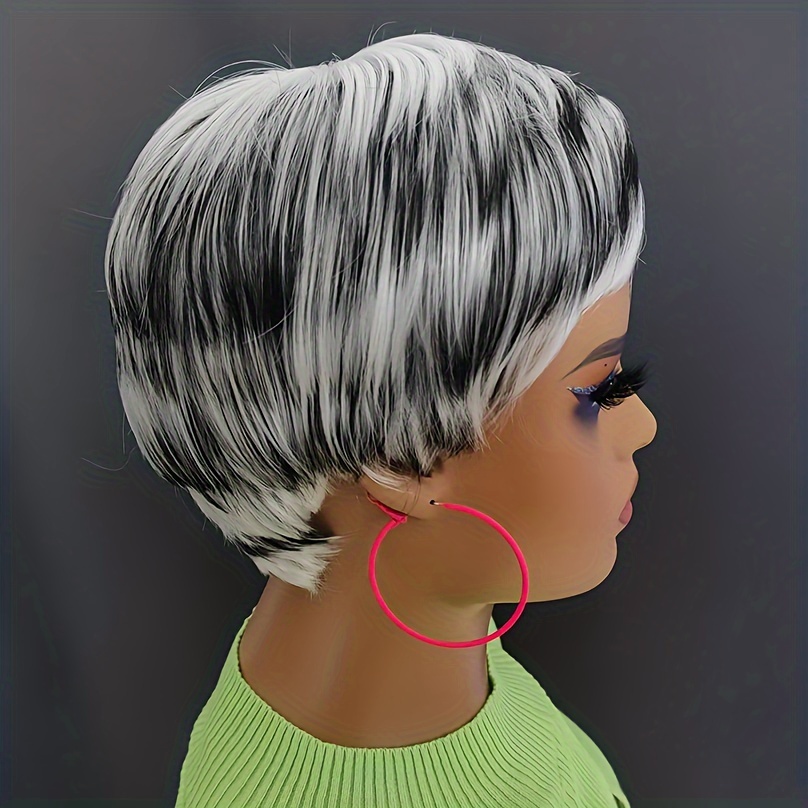 Pixie Short Wig 100 Synthetic Hair Wigs Synthetic Wigs Temu