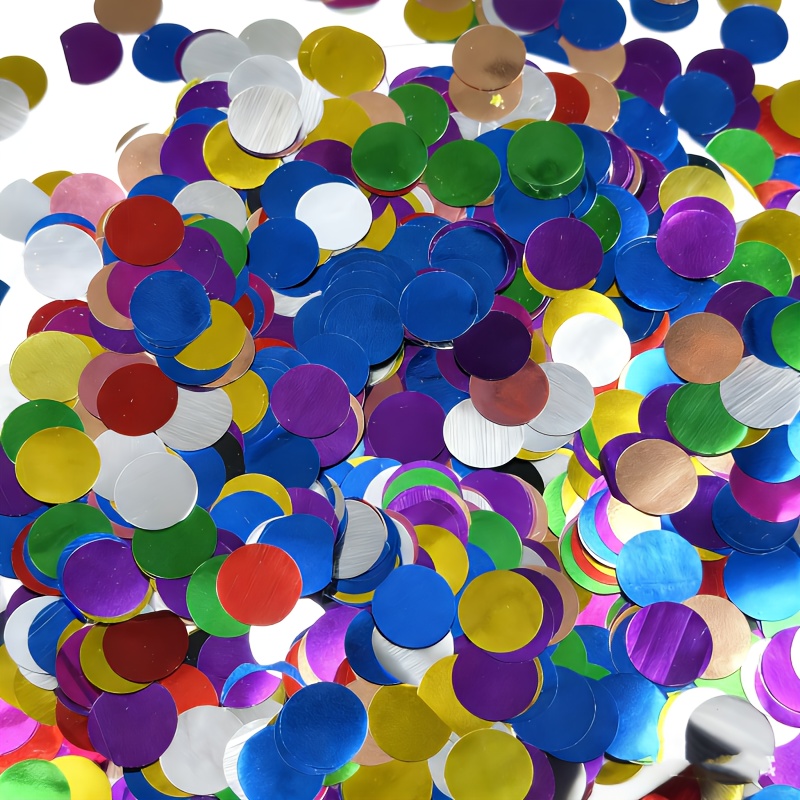 TEMU 2900 piezas de de 15mm - Relleno de Glitter Multicolor para Globos de PVC, Ideal para Invierno, Día de San Valentín, , Baby Showers,
