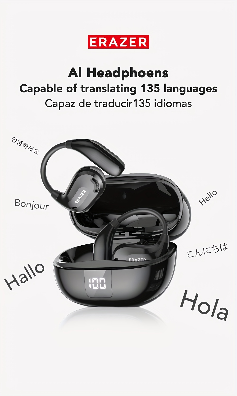 ERAZER XT66PRO AI Translation Earbuds