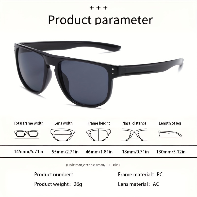 1pair/2pairs, Trendy Classic Square Polarized Sunglasses, For Men Women Outdoor Party Vacation Travel Driving Fishing Cycling Supplies Photo Props