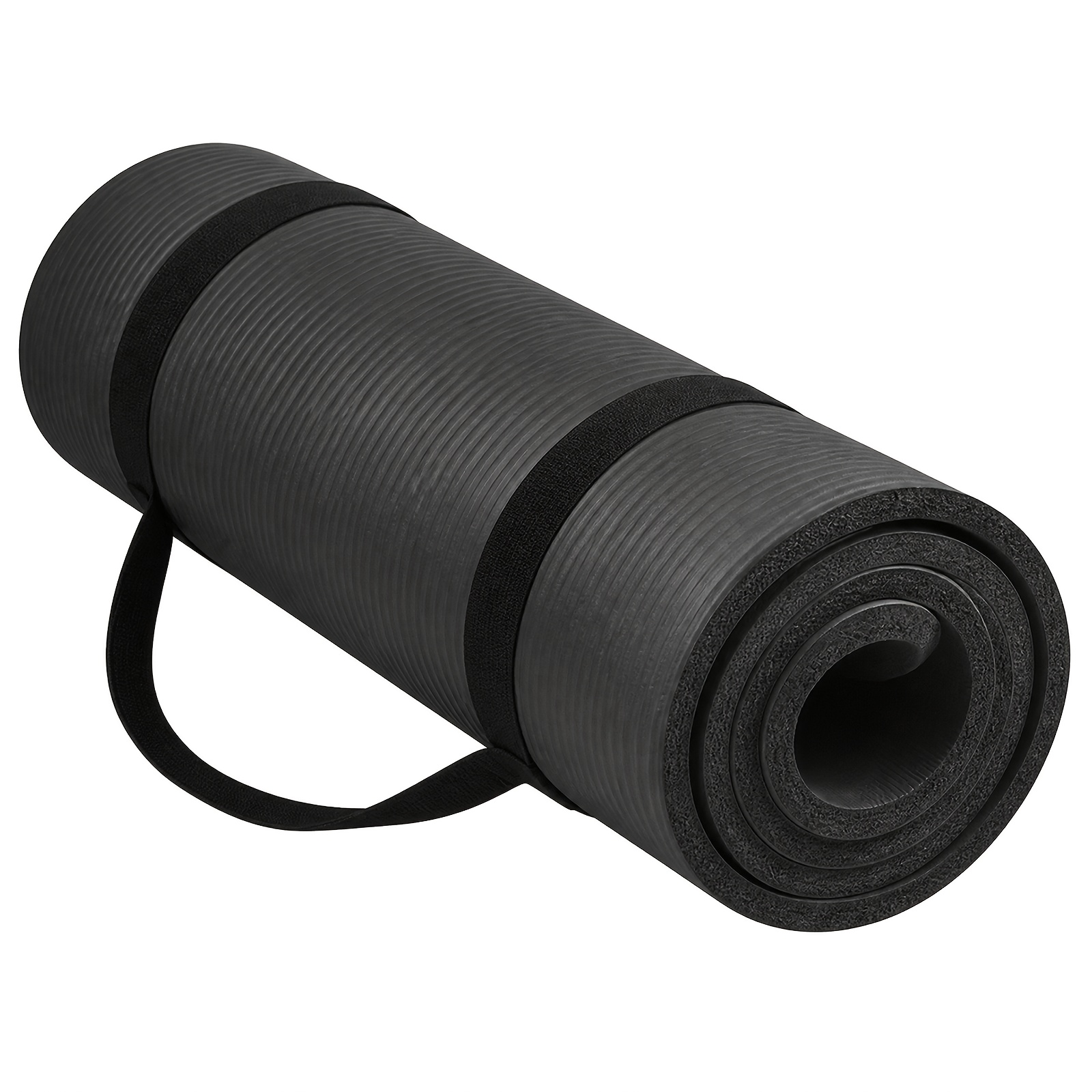 Yoga Mat Thick Mat Strap For Men And Women - Non-slip Exercise Mat For , Pilates, Stretching, Floor, And Fitness Workouts, High-density Anti-tear Exercise Yoga Mats, Family-friendly Exercise