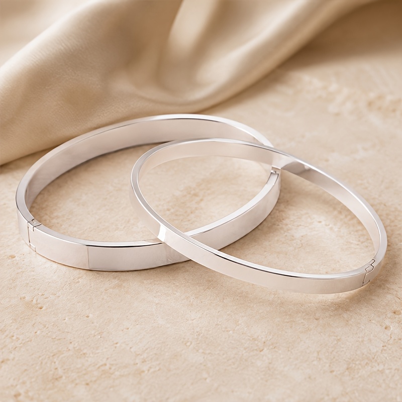 3pc Four-Flower Round Ornament Bracelet Set, Unisex