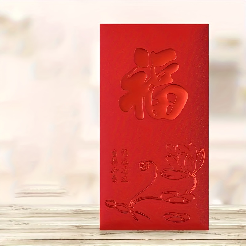 

40pcs Premium Non-fade Red Envelopes For 2025 Snake - Long, High-quality Pockets For Weddings, & More