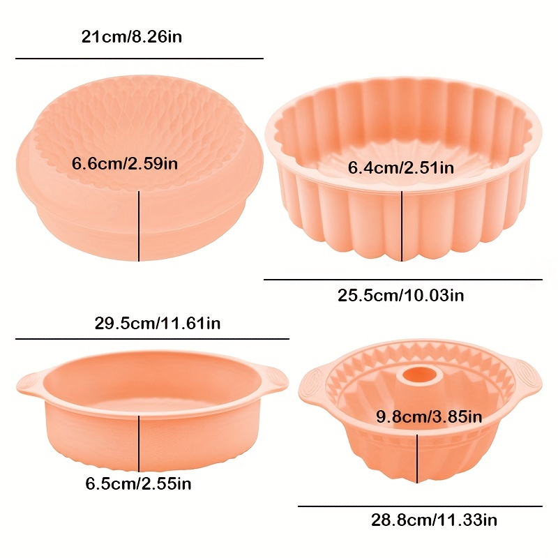 Set Teglie Forno In Silicone 41 Pezzi Stampi Dolci In - Temu Switzerland