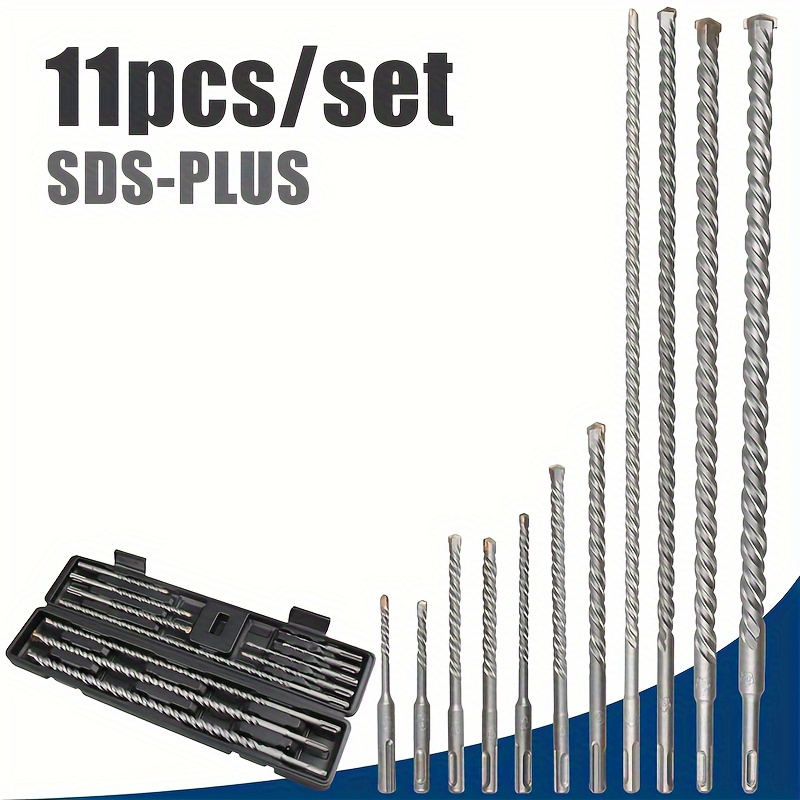 

Pmmj 11- Sds- Bit Set, Metal , Sds , No Or Battery Needed, Mixed Set For , Stone,