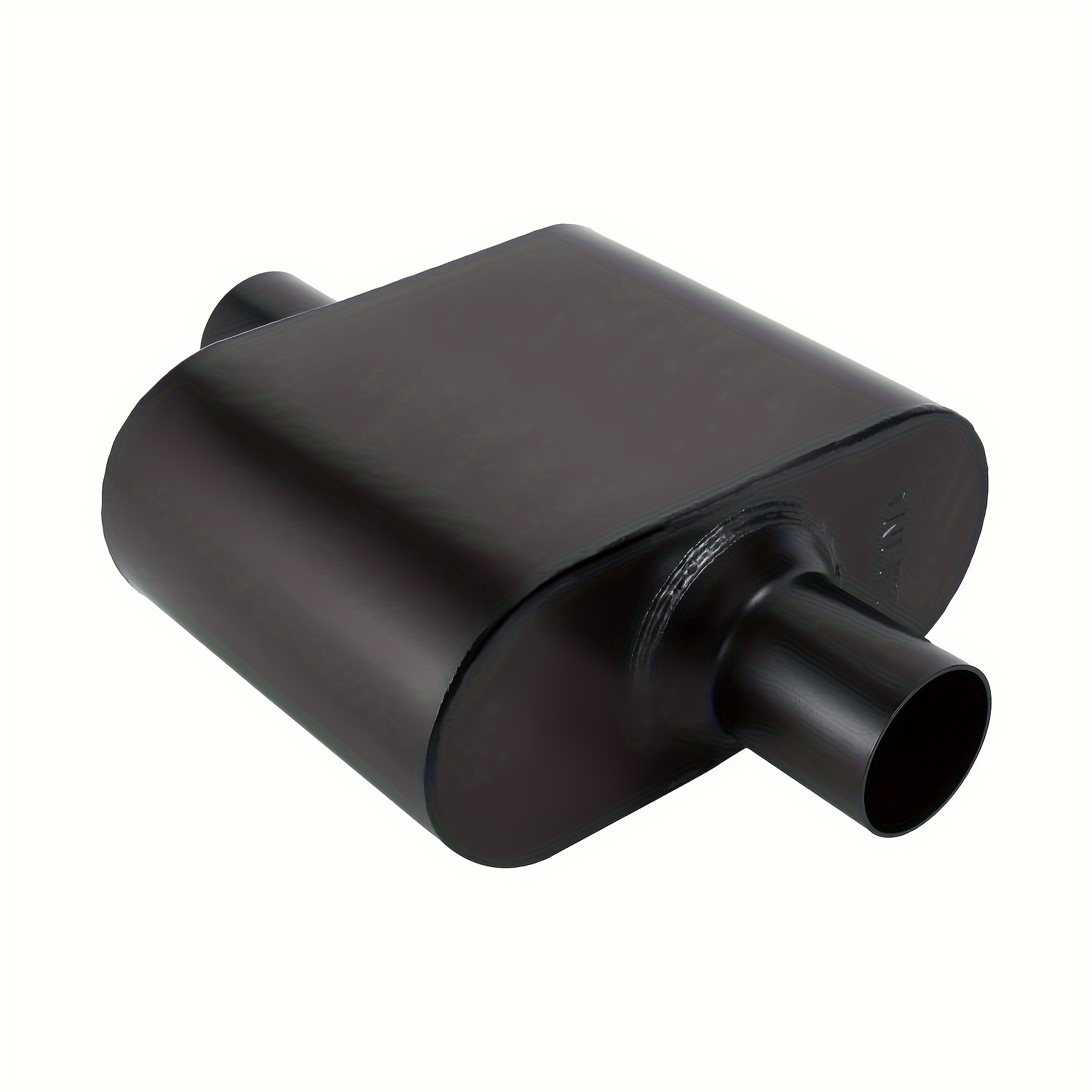 

Muffler Single Chamber, Universal Muffler Performance Race Exhaust Muffler, , Black (/out/13" Overall)