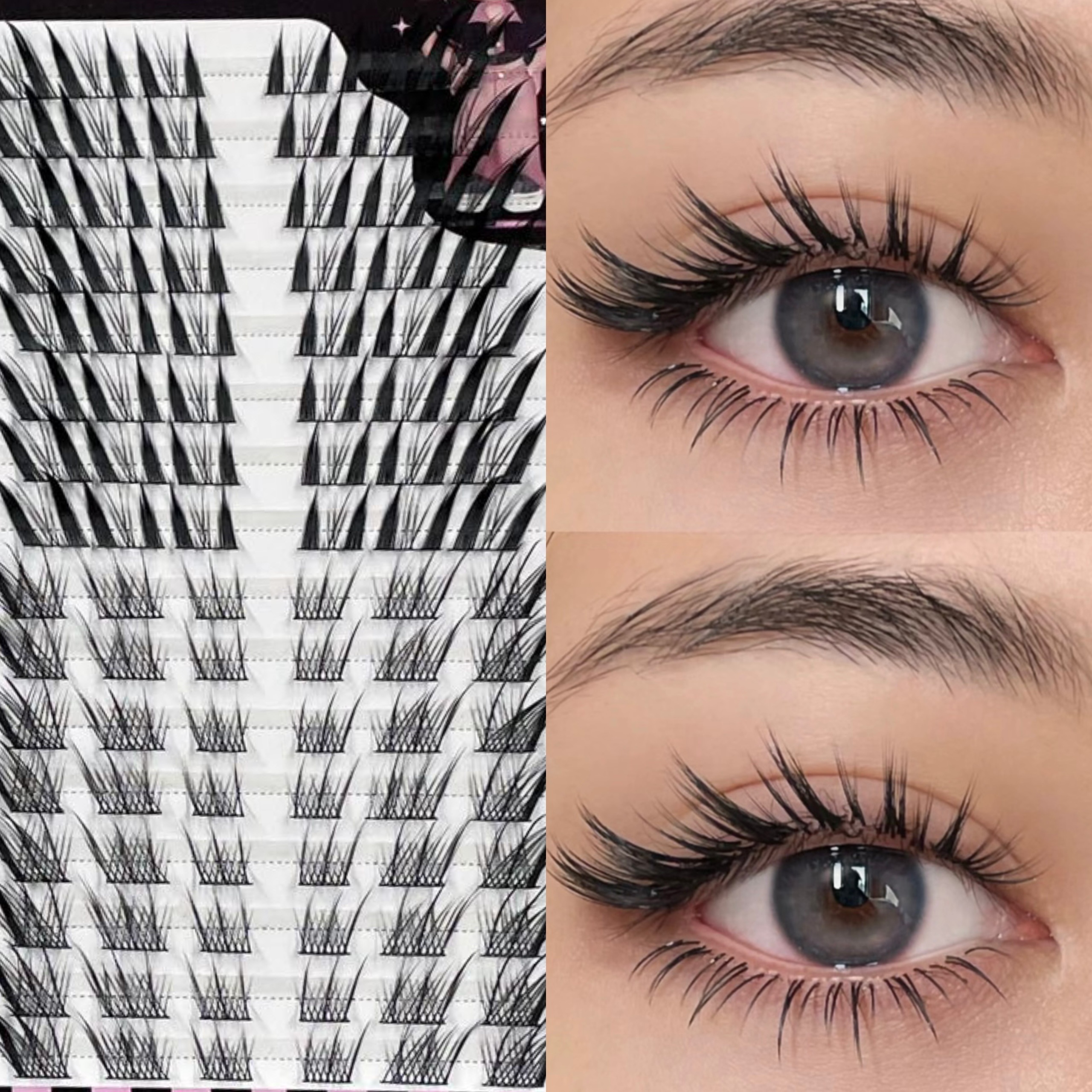 

Ultra-volume Fox Series Diy Lash Kit - 208 , Mixed Lengths (10-15mm), D-, For , Customizable Looks - Beginners, Reusable With -adhesive