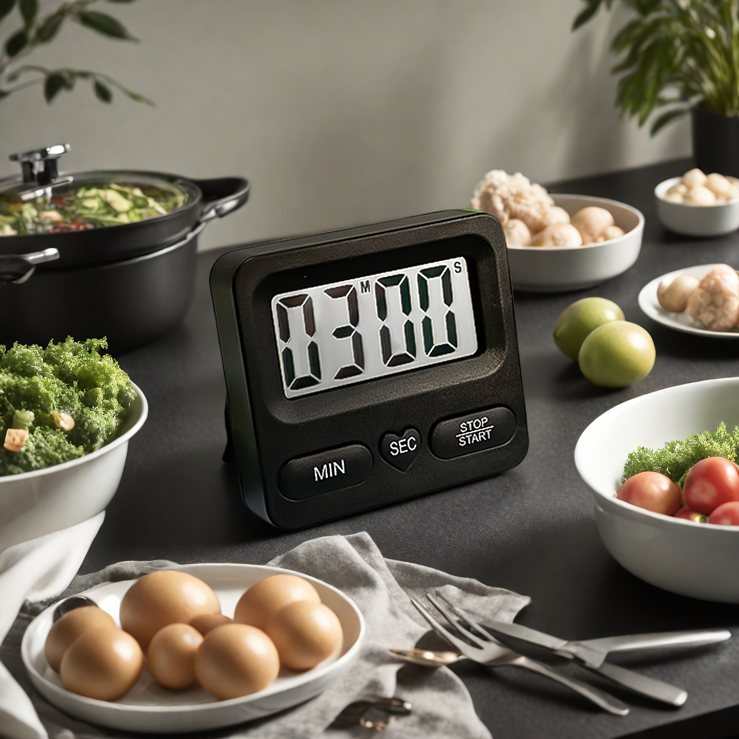 temporizador digital multifuncional pantalla Temu El Salvador