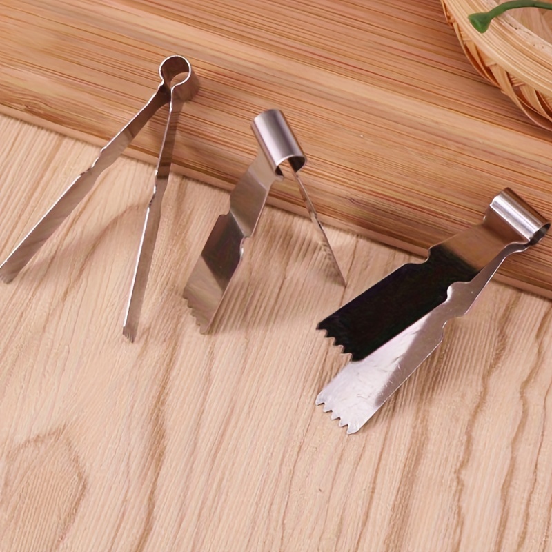 

Stainless Steel Pastry Clamp - Clip, Peanut & Bun Mold, Food-safe Kitchen Tongs For Baking Tools