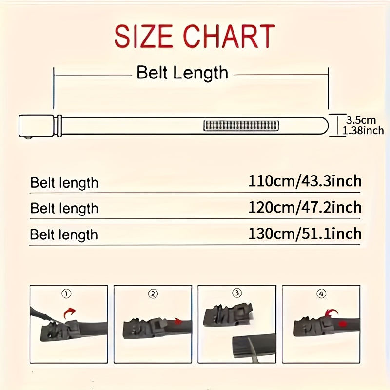Men's Automatic Buckle Business Trouser Belt