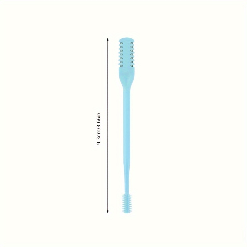 double sided knife nose hair scraper portable manual nostril cleaning kit for men and women plastic washable 360 degree rotating nose hair trimmer Product details 8