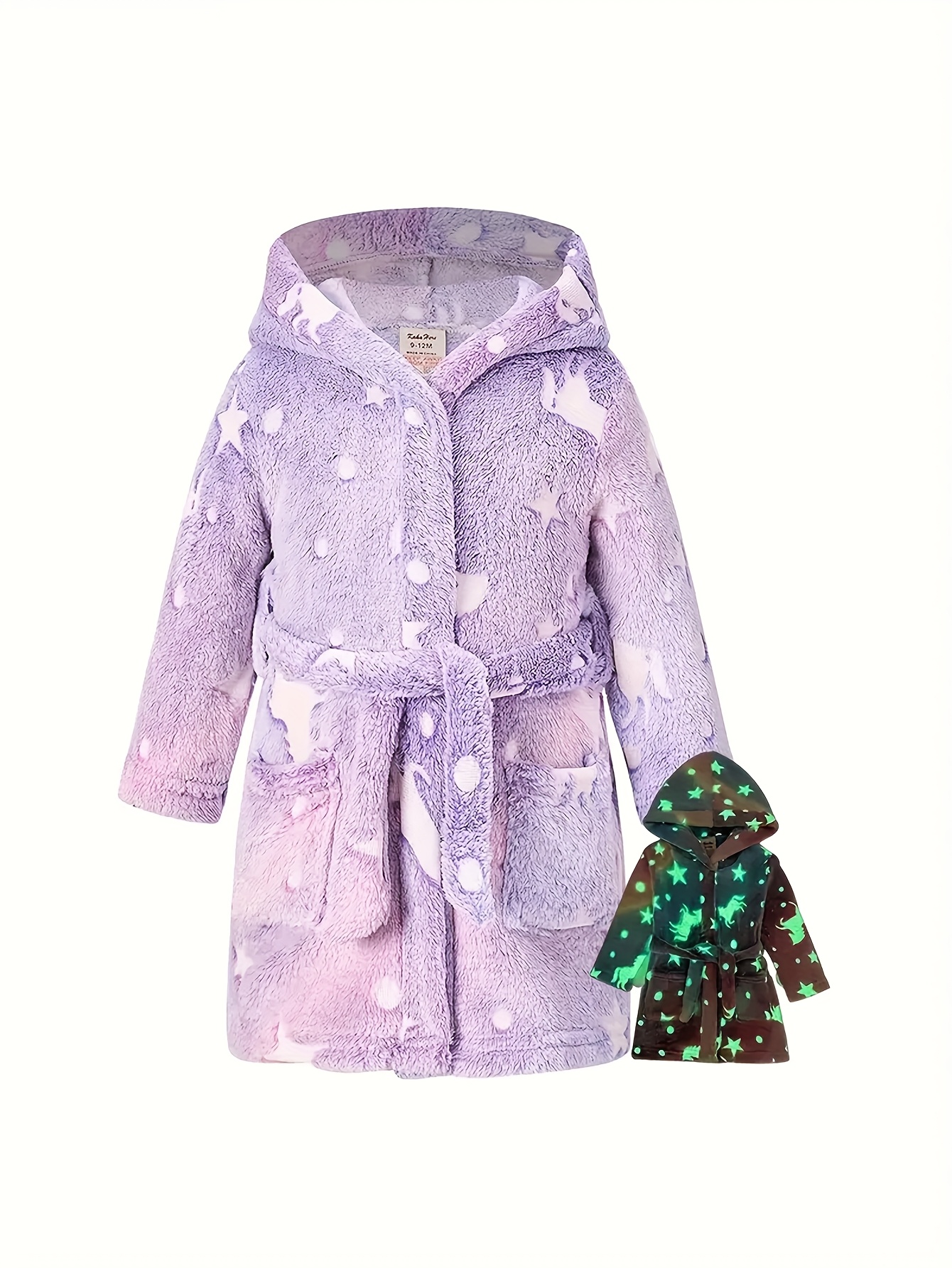 SEALINF Girl Plush Robes Bathrobe, Soft And Cute Cameroon