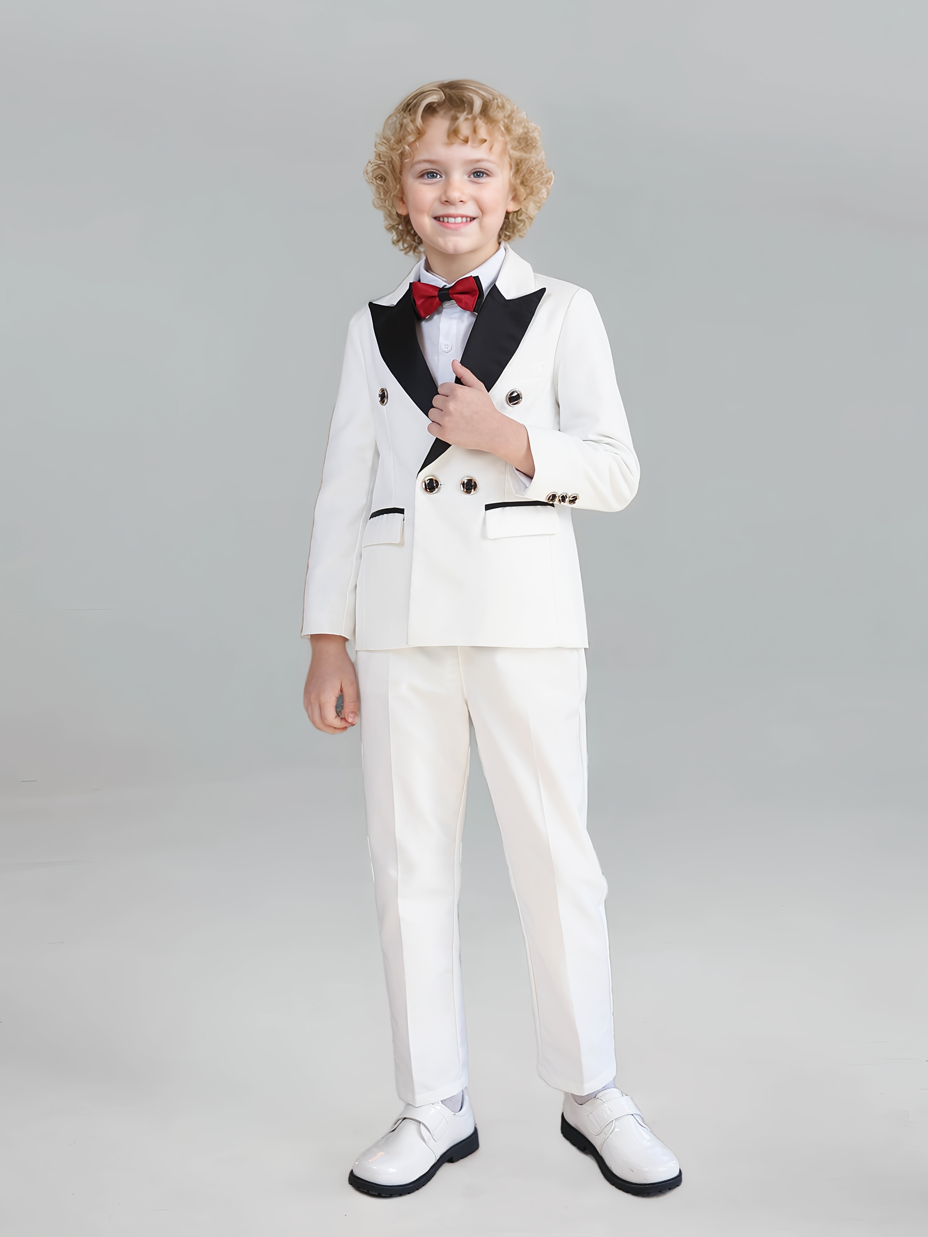 White Coat Boy White Suits For Weddings Children White Wedding