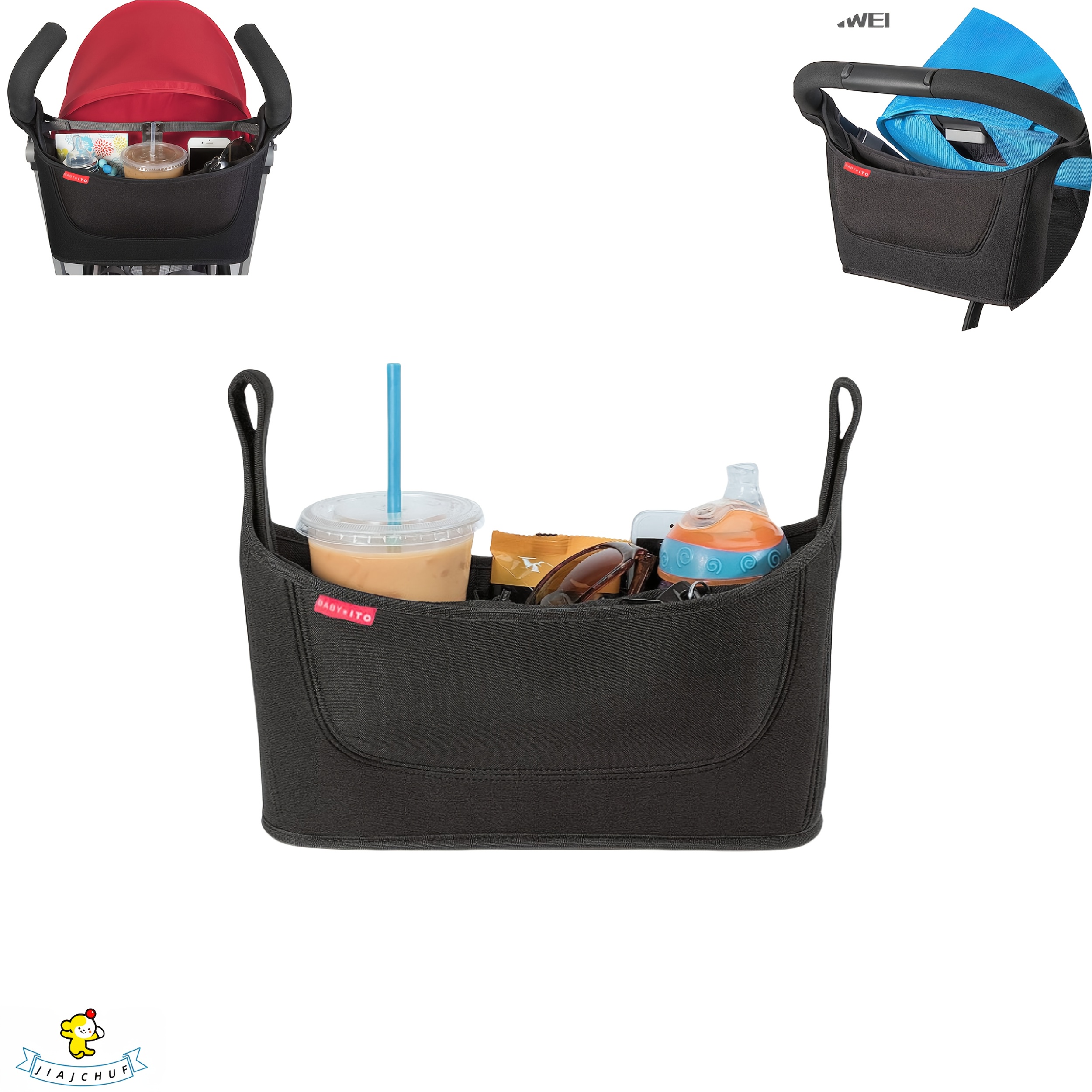 Versatile Stroller Organizer Bag for Uppababy, Britax BOB & More