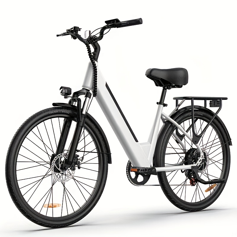 Image of Electric Bike 26" Commuter City E-bike With 48v 10.4ah Battery (80 Km Range), 250w Motor, Perfect For Urban Travel Lightweight & Durable Frame