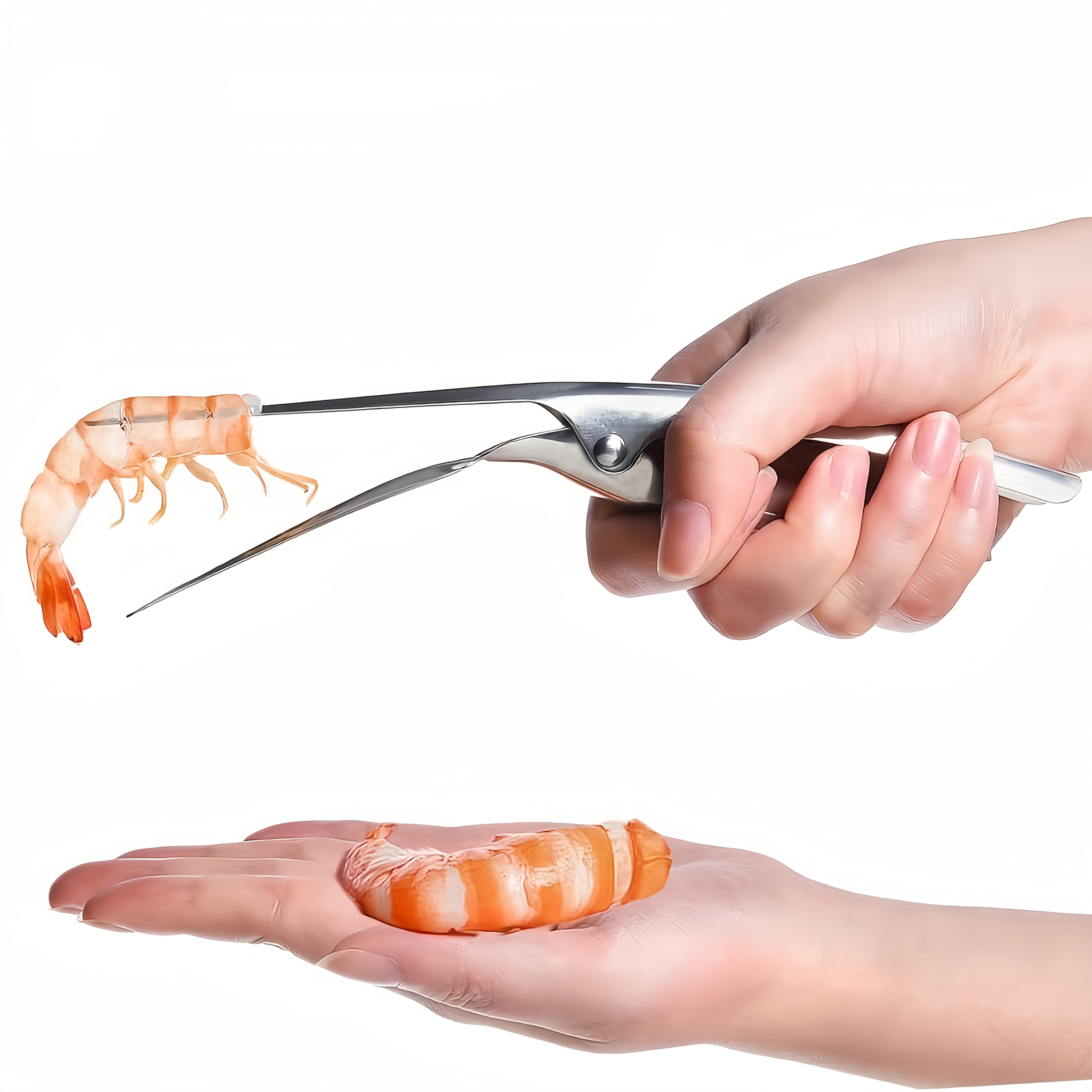 TEMU 304 Stainless Steel Shrimp Peeling Tool, Practical Shrimp Pliers, Shelling Device For Shrimp And , Kitchen Gadgets And Cooking Additions