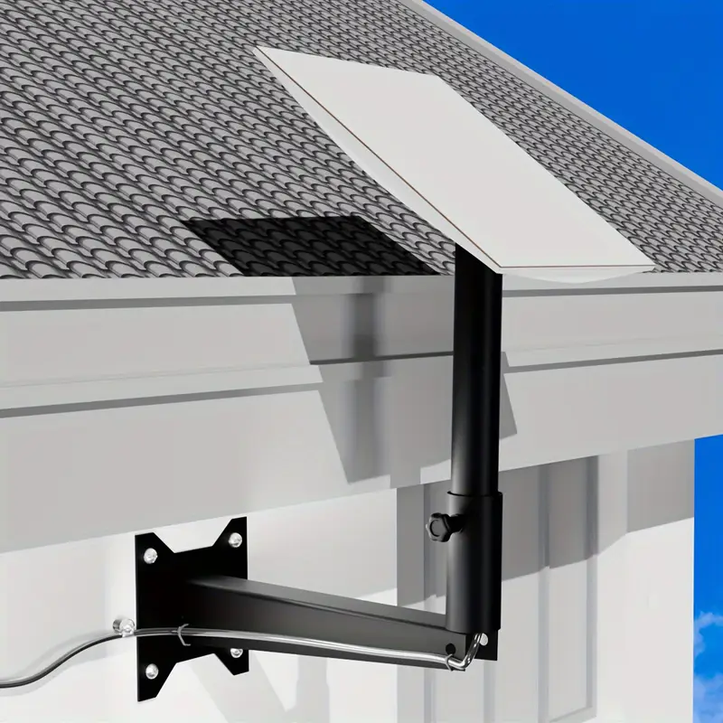 Kit de montaje Starlink versátil - Acero duradero, compatible con Starlink V2, ideal para instalación en pared, techo y postes. Detalles: 2