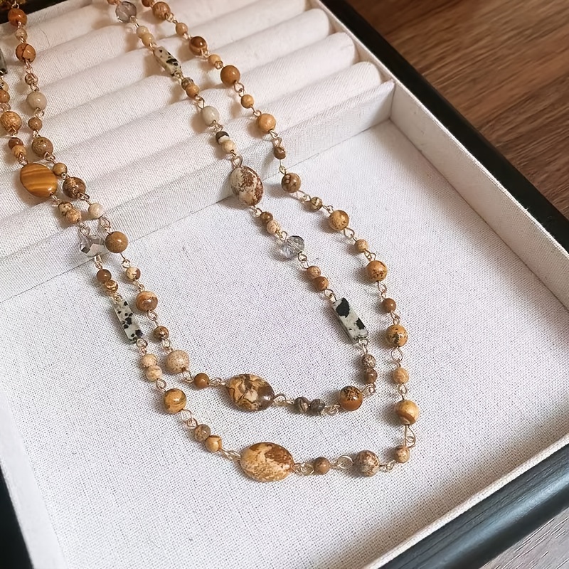 High-End Light Luxury Niche Long Layered Clavicle Choker Necklace