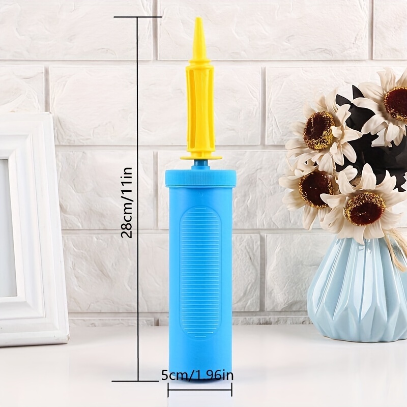 1pc Hand Pump Air Inflator, Portable Manual Plastic Balloon Pump, Easy To Use For Party Decoration